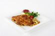 Viennese Schnitzel with potato and cranberries