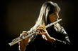 Flute music flutist instrument playing