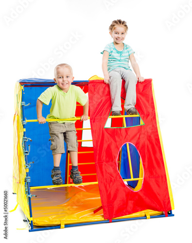 Photo: kids on a playground kids on a playground