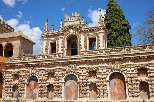 Photo: Grotesque Gallery in Real Alcazar of Seville Grotesque Gallery in Real Alcazar of Seville