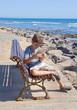 boy with tablet PC