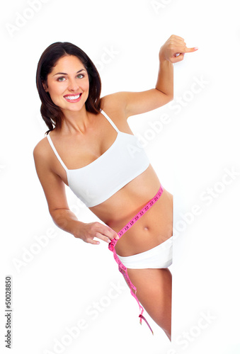 Photo: Young beautiful fitness woman. Young beautiful fitness woman.