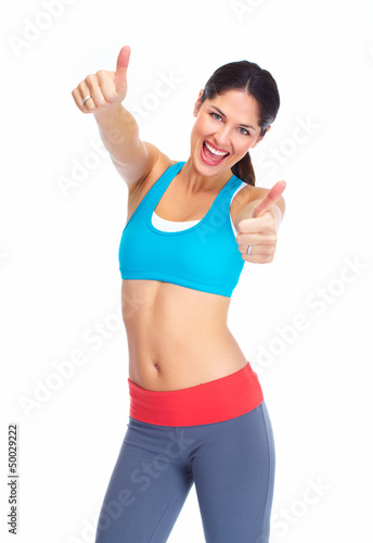 Photo: Young happy woman. Young happy woman.