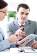 Business people working with digital tablet
