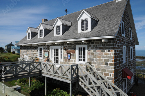 Photo: Canada, Quebec , the water mill of Sainte Luce Canada, Quebec , the water mill of Sainte Luce