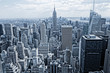 Quadro Abstract view from the height to Manhattan