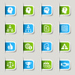 Label - Business strategy and management icons