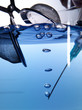Water treatment concept clean water