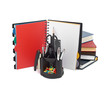 Set of office accessories.