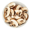 Braune Champignons