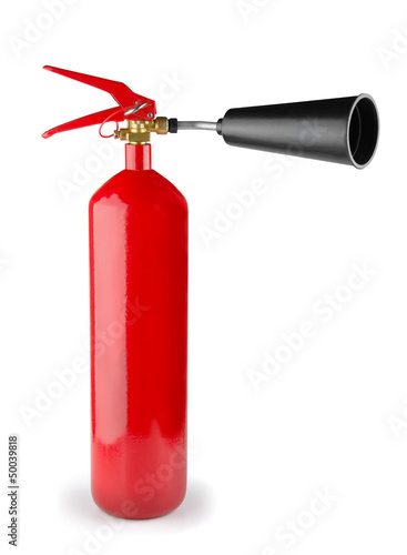 Photo: Red fire extinguisher Red fire extinguisher