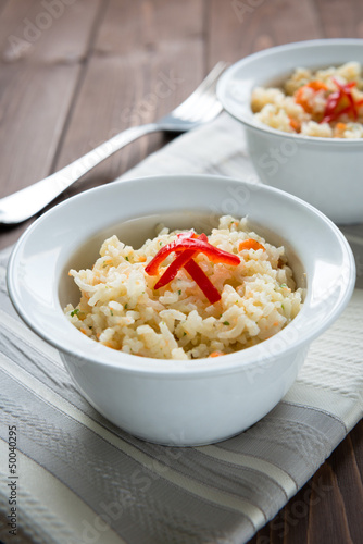Photo: Vegetarian rice Vegetarian rice