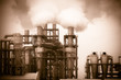 Photo: dirty smoke and pollution produced by factory dirty smoke and pollution produced by factory