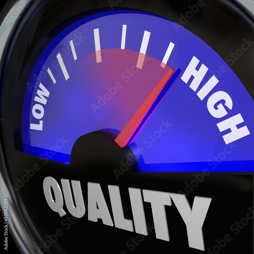 Illustration: Quality Fuel Gauge Low Improving to High Increase Quality Fuel Gauge Low Improving to High Increase