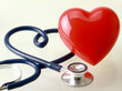 A stethoscope in the shape of a heart