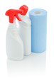 Photo: two cleaner and towel two cleaner and towel