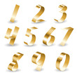 Vector: Ribbon number set Ribbon number set