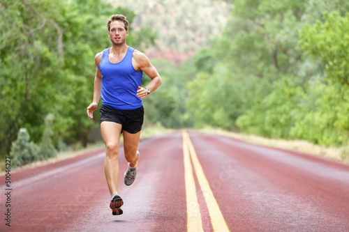 Photo: Running athlete man Running athlete man