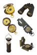 Nautical instruments isolated