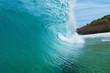 clean beautiful wave barrel