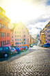  Street of Nuremberg on 06 January 2012. Bavaria, Germany.