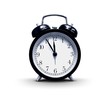 Alarm-clock on white background