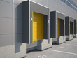 Trucking Loading Dock of Warehouse