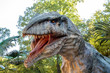 model of big tyranosaurus rex jungle
