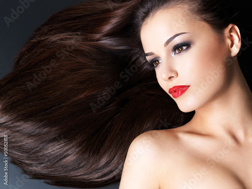 Photo: Beautiful woman with long hairs Beautiful woman with long hairs
