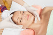 Young woman in a cosmetic clinic.