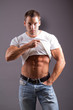 Photo: muscular man muscular man
