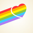 Rainbow heart