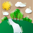 Countryside, collage