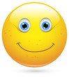 Vector: Smiley Vector Illustration - Unshaved Face Smiley Vector Illustration - Unshaved Face