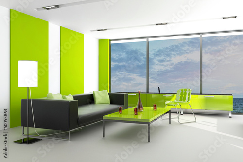 Illustration: Modern Loft with Ocean View | Interior Architecture Modern Loft with Ocean View | Interior Architecture