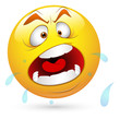 Smiley Vector Illustration - Shouting Face
