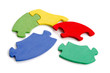 Mehrere Puzzleteile