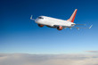 Airplane in the sky - Passenger Airliner / aircraft