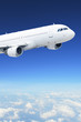 Airplane in the sky - Passenger Airliner / aircraft