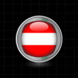 Metallbutton Flagge Oesterreich