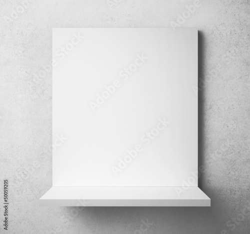 Illustration: white paper frame white paper frame