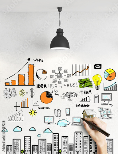 Photo: color business concept color business concept