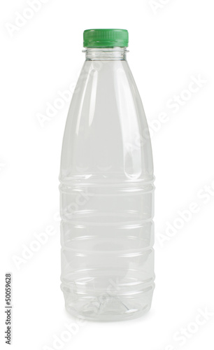 Photo: Empty transparent plastic bottle Empty transparent plastic bottle