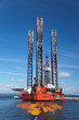 Oil spill from the oil rig.