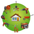 construction tools icon