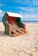 Dreier Strandkorb