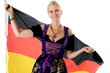 Frau auf dem Oktoberfest