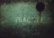grunge practice lettering