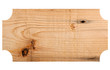 Wooden sign Isolated on the White