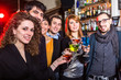 Group of Friends in a Night Club